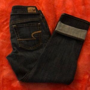 AEO Artist Crop stretch jeans
